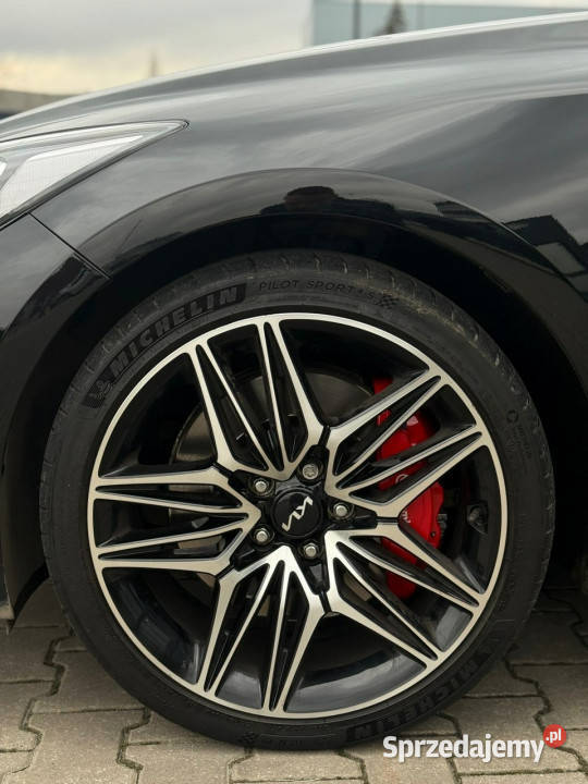 Kia Stinger Kia Stinger 33 V6 TGDI 366 Salon wielofunkcyjna kierownica Łódź
