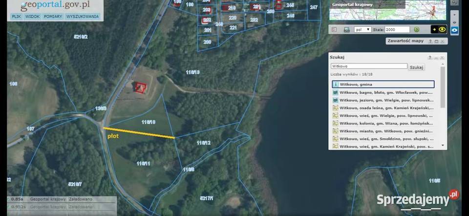 DZIAŁKI NA SPRZEDAŻ GAJ GMINA WITKOWO POWIAT