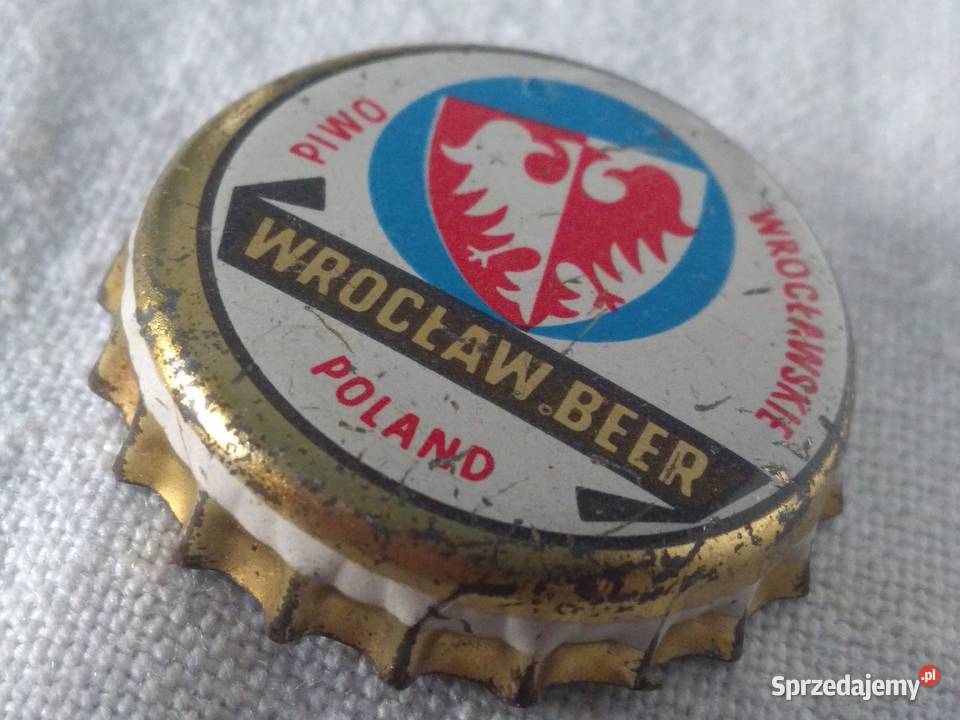 Stary kapsel Piwo Wrocławskie Wrocław Beer Made mazowieckie Warszawa