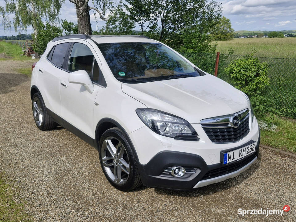 Opel Mokka AUTOMAT 13900 kamera biksenon 2xPDC biały Motoryzacja Rymanów sprzedam