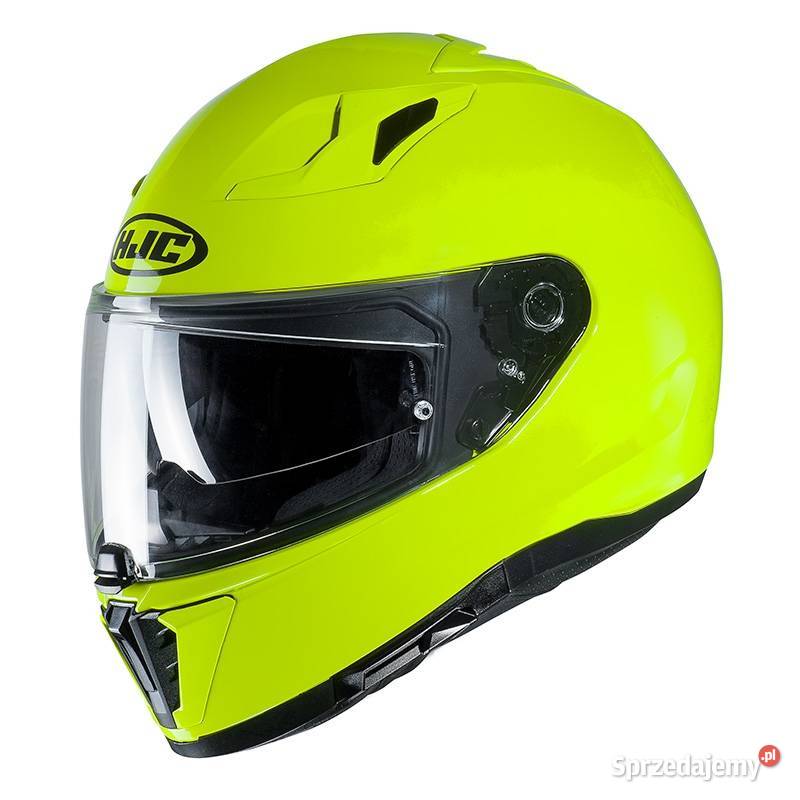 Integralny kask motocyklowy HJC i70 Blenda Fluo lubuskie Trzciel