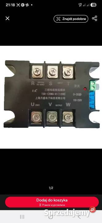 Soft start 6kw trójfazowy 3f Ozorków