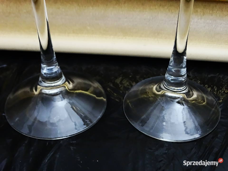 Kieliszki kryształowe zestaw 6 sztuk ręcznie Biłgoraj