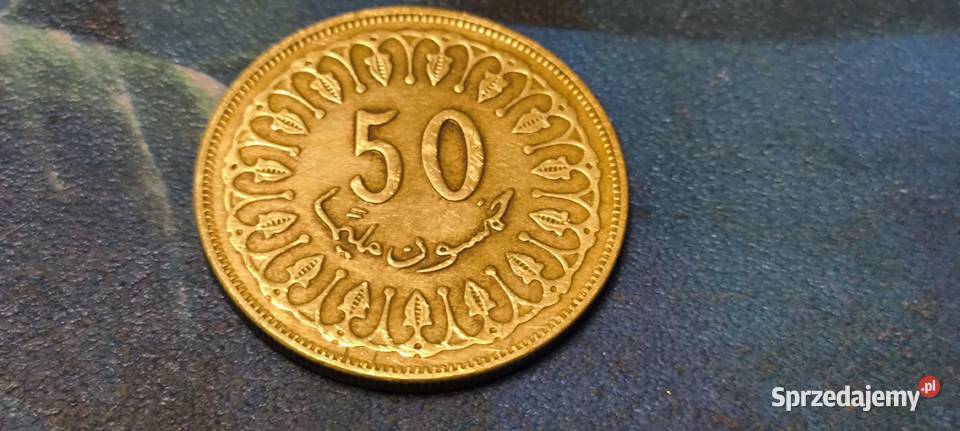 Moneta Tunezja 50 millim 2009 śląskie Gliwice