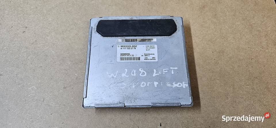 Sterownik komputer silnika mercedes clk w208 20k Komputery