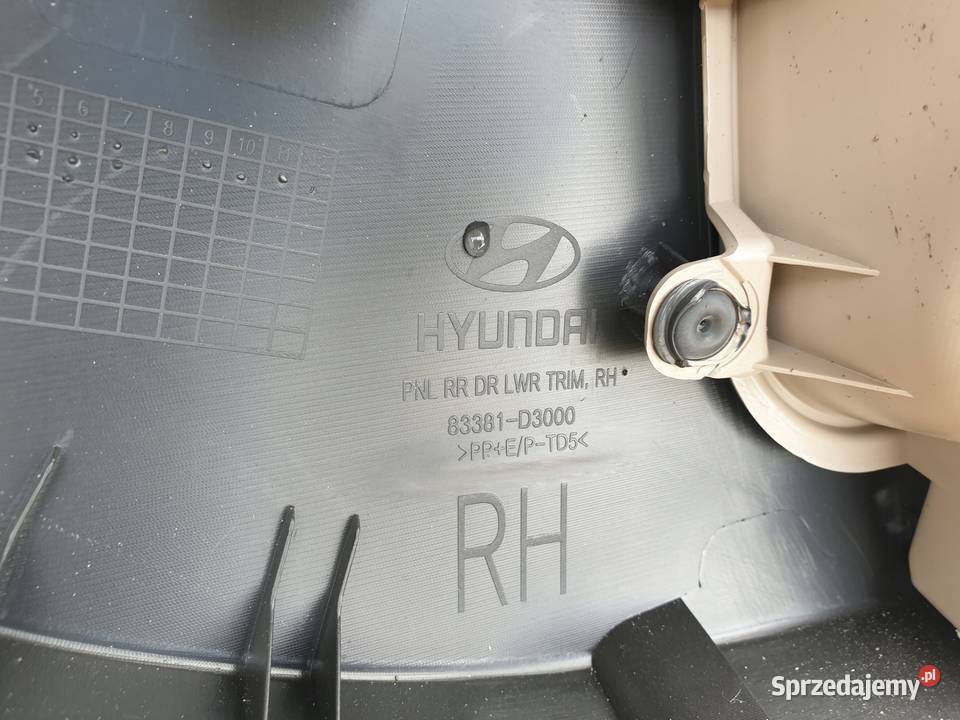 Hyundai Tucson III TYLNY BOCZEK DRZWI PRAWY TYŁ Rudka