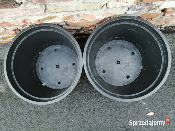 Doniczki 275L litrów SZEROKIE TWARDE 40 NOWE Siewierz sprzedam