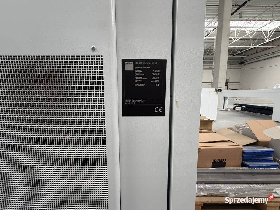 TRUMPF TruBend Center 7030 Automatyczne Centrum Warszawa