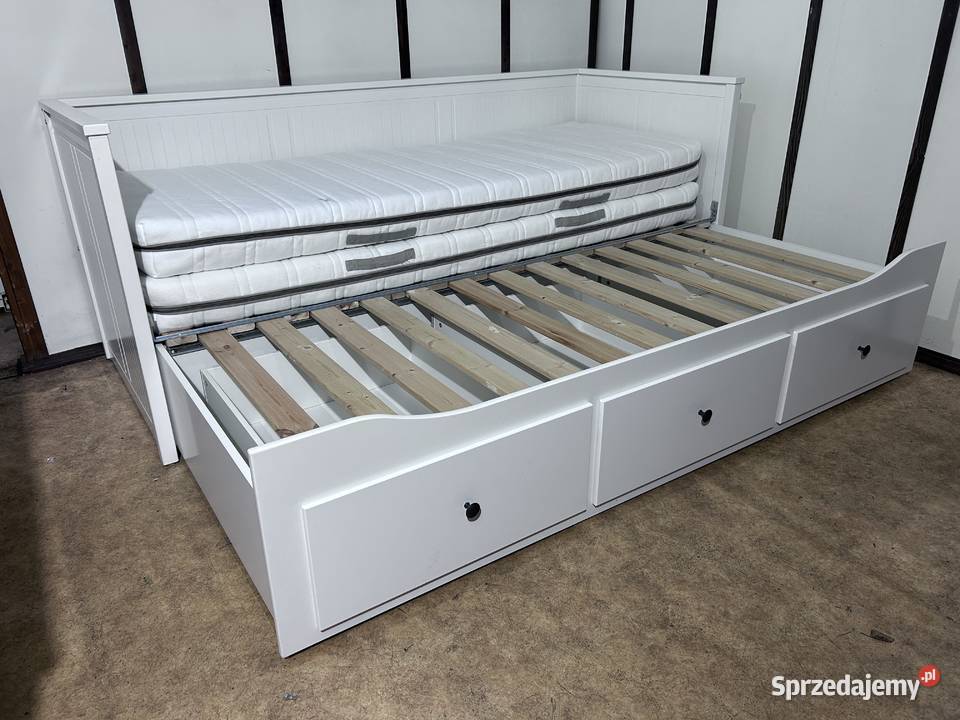 IKEA HEMNES Łóżko Leżanka z 3 szufladami 2