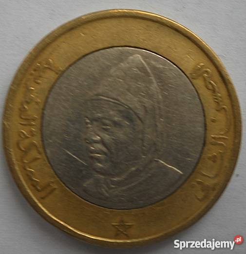 MAROKO10 DIRHAM1995 r 1415BIMETAL Numizmatyka