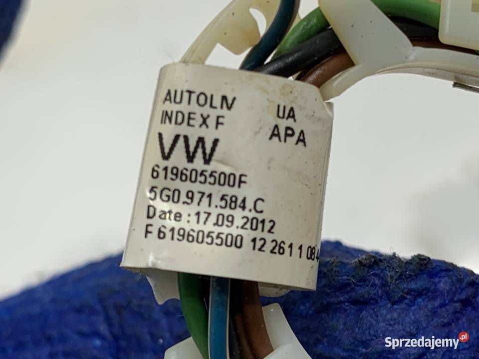 WIĄZKA PODUSZKI AIRBAG VW GOLF VII osobowe sprzedam