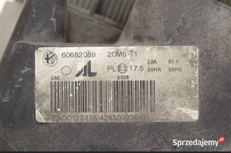 Lampa lewa przód alfa Romeo 159 Lampy przednie Opatów