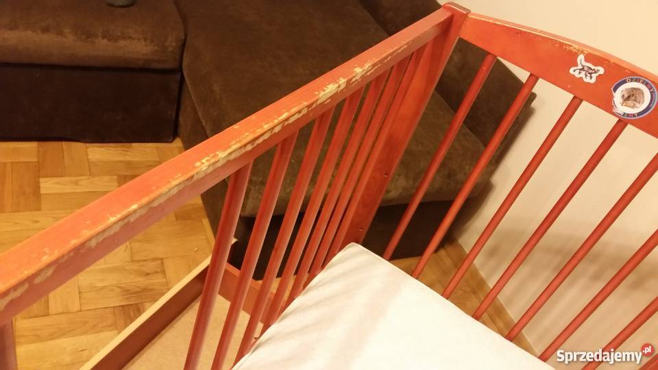 Łóżeczko Klupś Radek Kołyska Szuflada Materac