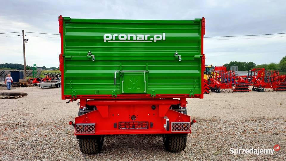 Przyczepa tandem PRONAR T6631 10 t AGROL PT510 nieuszkodzony Pasłęk