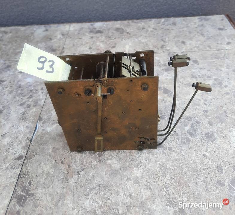 93 Mechanizm starego zegara ściennego sprzedam