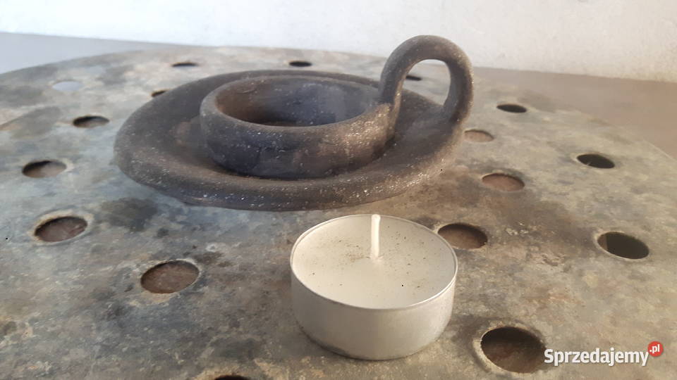 Świecznik ceramiczny ręcznie wykonany sprzedam