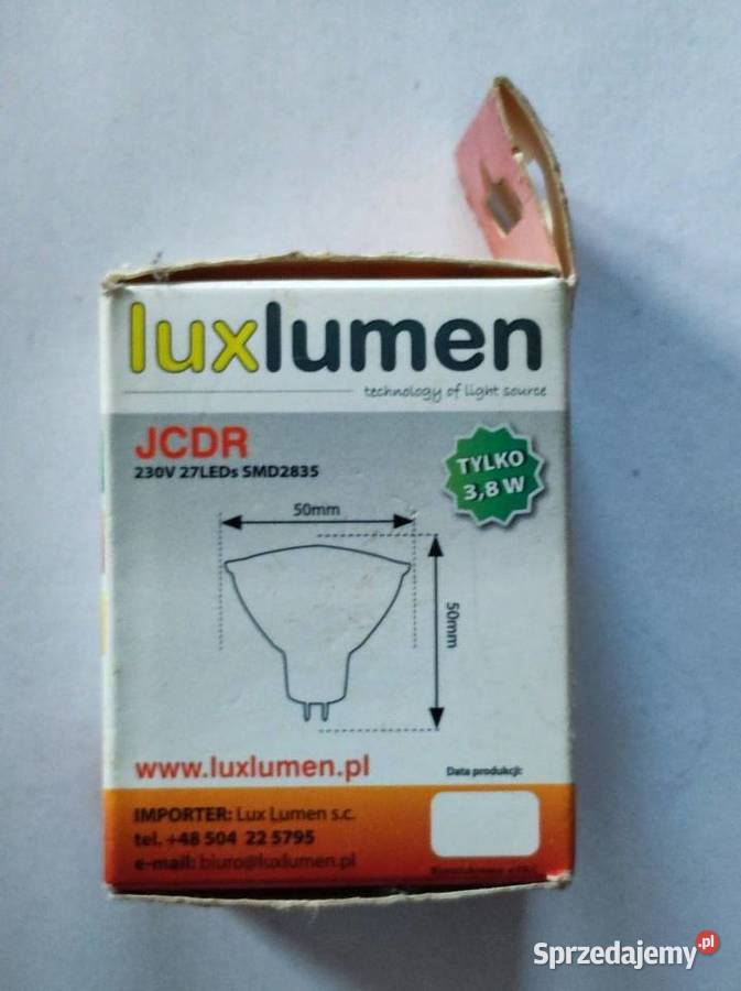 żarówka świetlówka led lux lumen luxlumen JCDR Żarówki i świetlówki Kielce