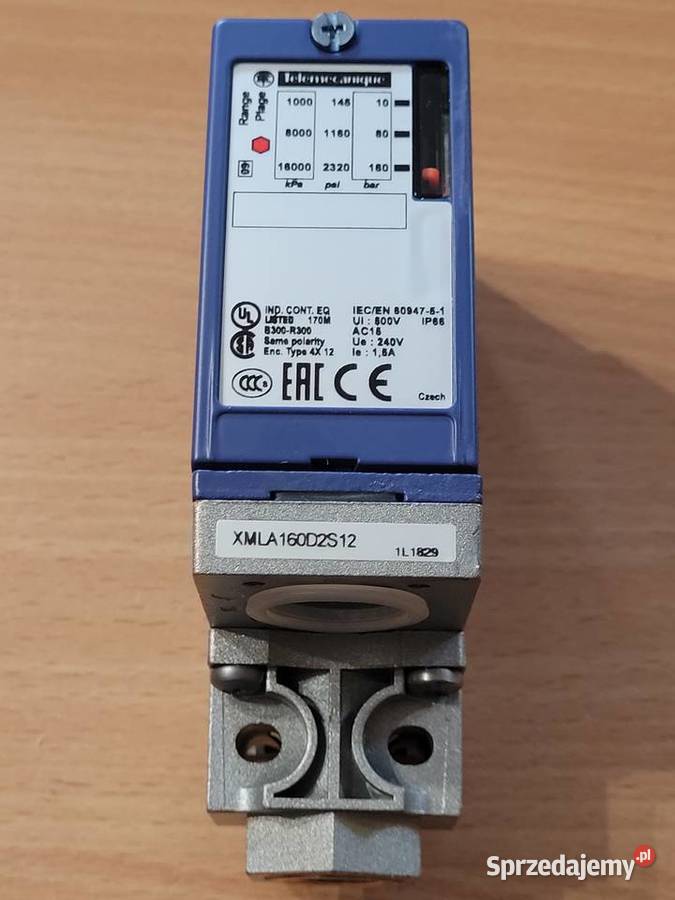 Wyłącznik ciśnieniowy XMLA160D2S12 Telemecanique Orle sprzedam