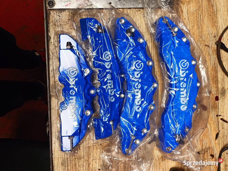 Nakładki na zaciski brembo niebieskie tuning Marki