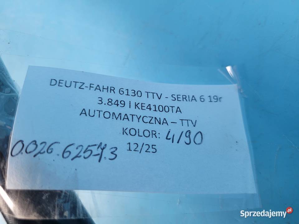 DEUTZFAHR 6130 TTV PRZEWÓD INSTALACJI