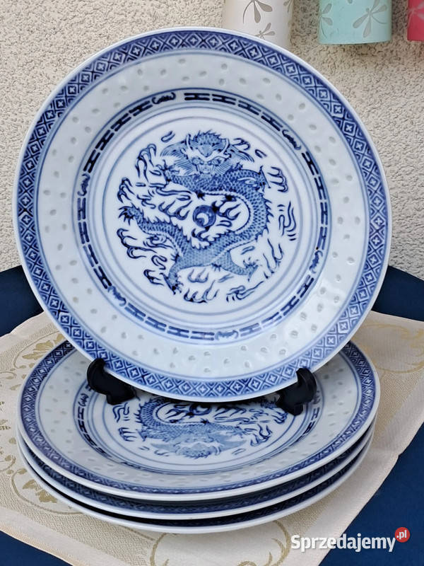 Talerze porcelana ryżowa lubuskie Skwierzyna