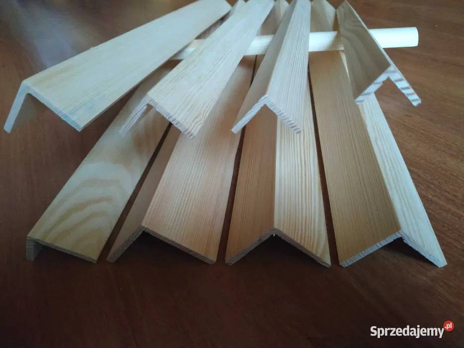 Listwa wykończeniowa drewniana kątownik narożnik podlaskie Narew