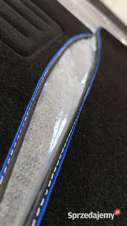 Dywaniki Welurowe Audi A4 B7 Czerwony niebieski Poznań