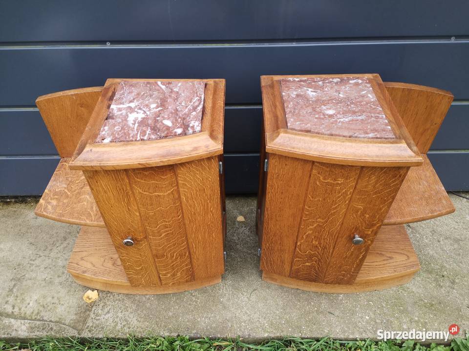 Szafki nocne z marmuremAntyk Aleksandrów Łódzki