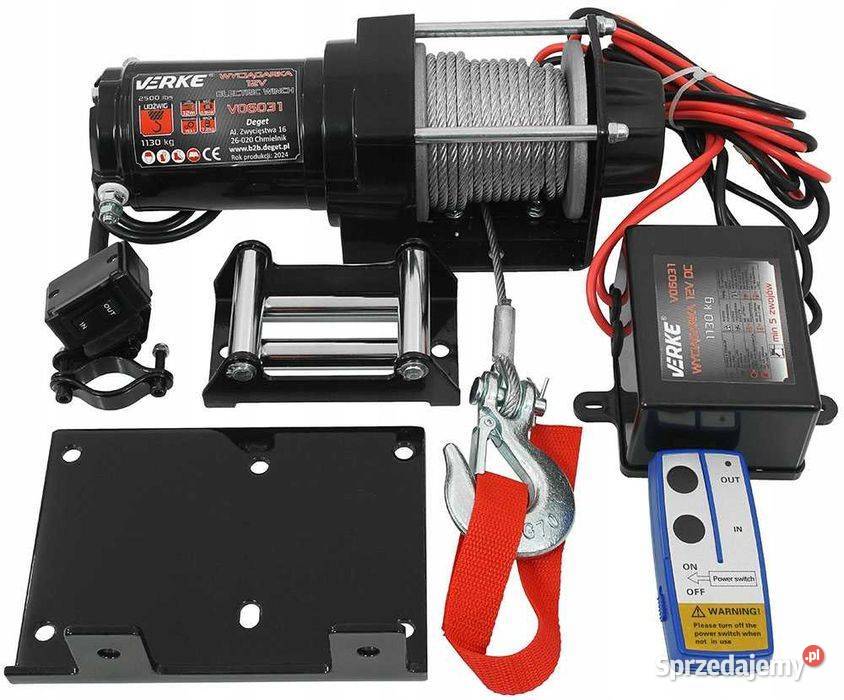 Wyciągarka elektryczna 12V 1130 samochodowa