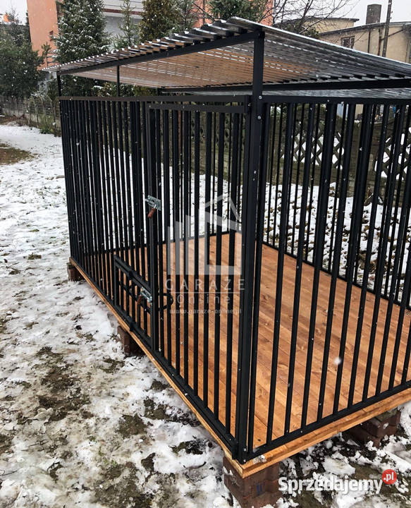 Kojec psów 3x2m drewniana podłoga Uchwyt na Czersk