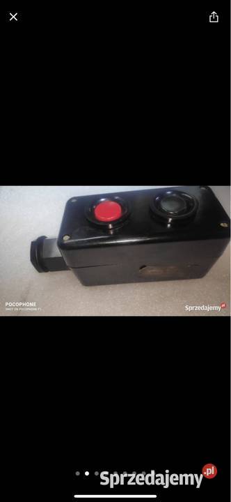 Kaseta sterownicza czarna stara typ B2N 380V 6A Gliwice