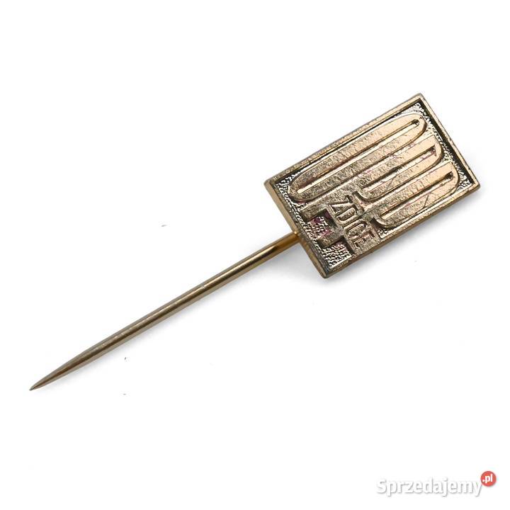 Zdice 15 Metal Przypinka Socrealizm Przemysł Szczecin