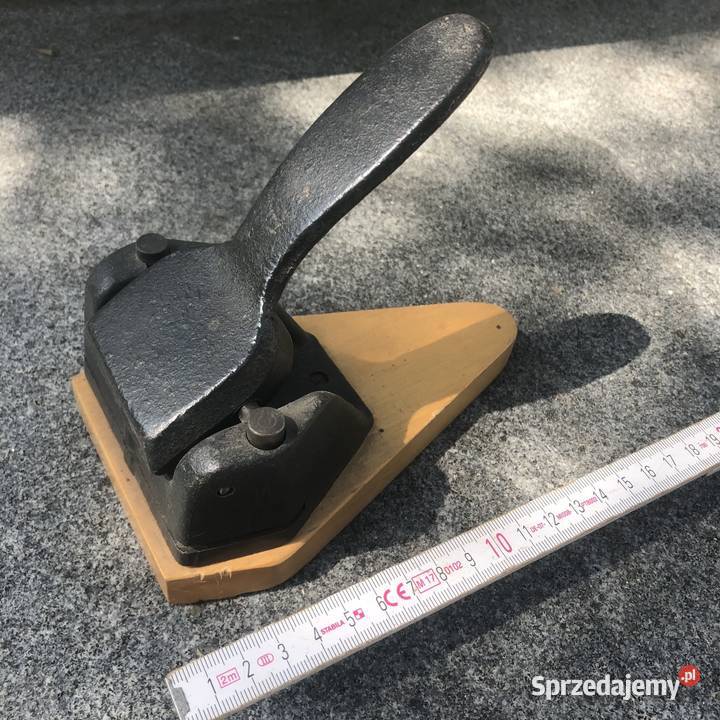 Dziurkacz PRL stary ciężki obciążnik do papieru Poznań sprzedam