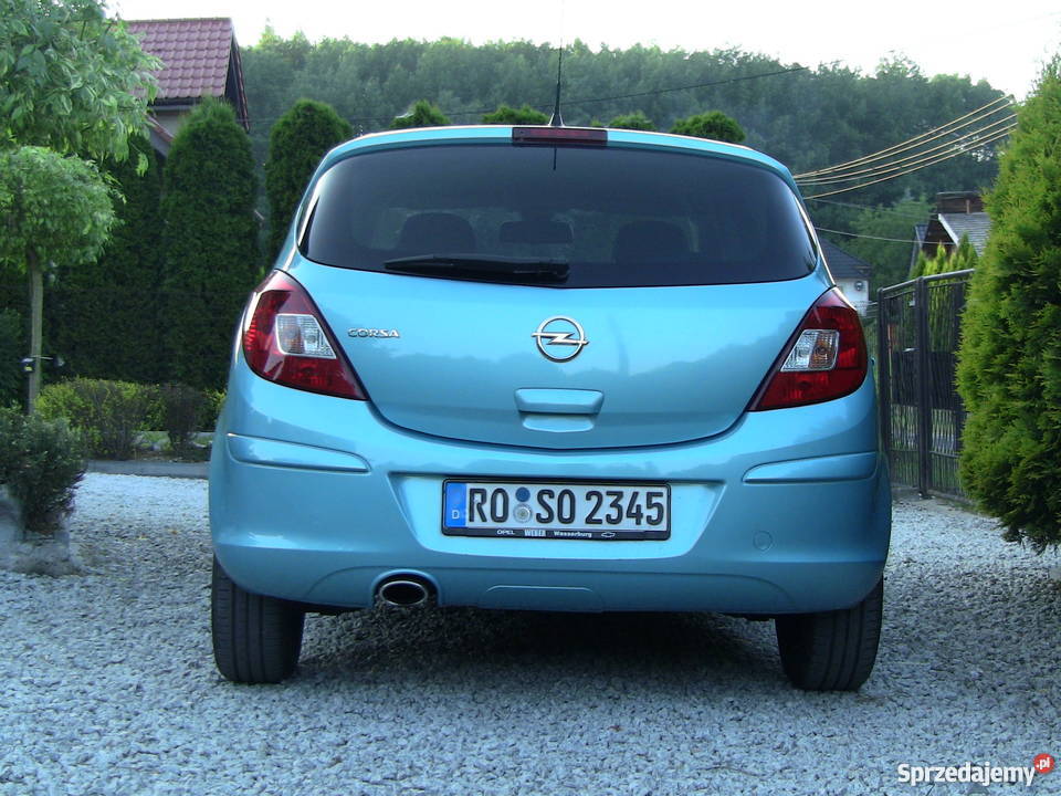 Opel Corsa D 14 BŁĘKITNY KOLOR 2011rTempomat Kraków