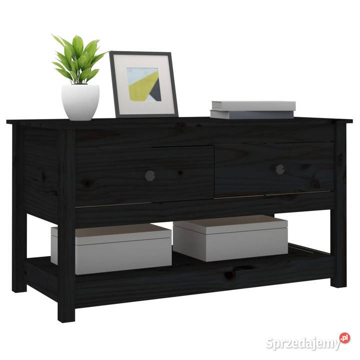 Stolik kawowy czarny 102x49x55 lite drewno Meble Warszawa sprzedam