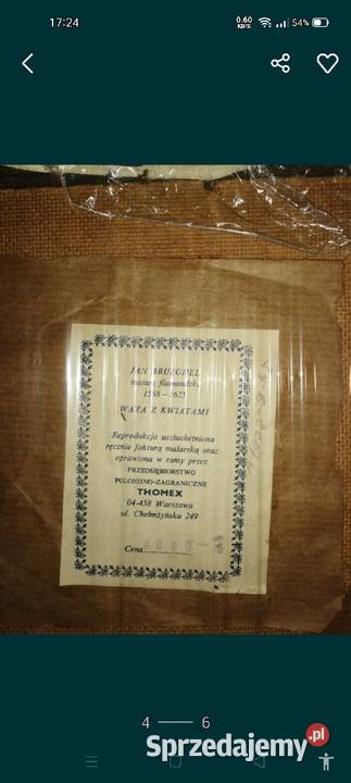 Sprzedam stare obrazy Malarstwo Warszawa