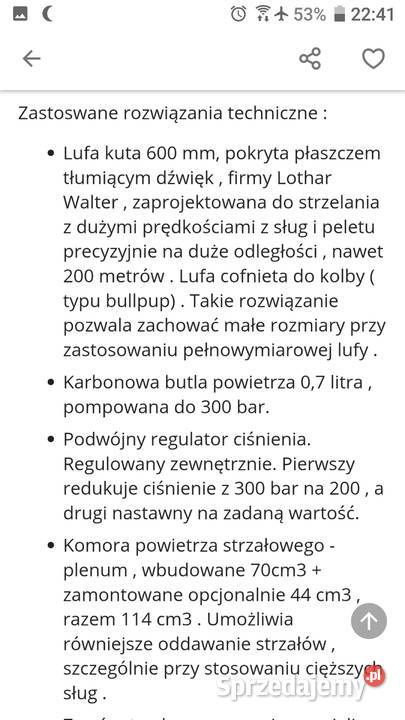 Wiatrówka PCP RTI Arms Prophet P3 Preferomence kujawsko-pomorskie Kowalewo Pomorskie