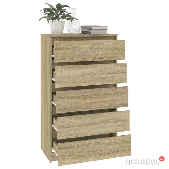Komoda kolor dąb sonoma 60x36x103 materiał Komody Warszawa sprzedam