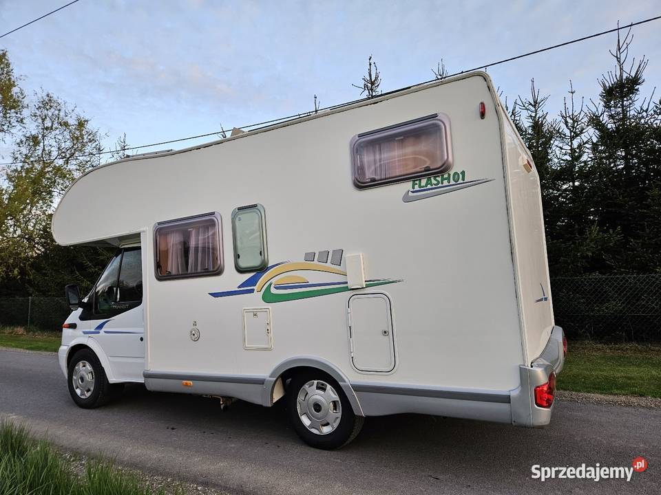 Kamper ford transit 22 4 osobowy alkowa solar śląskie Tychy