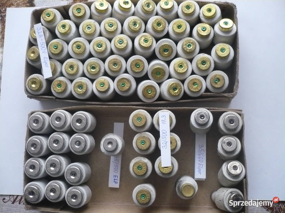 Wkładki topikowe Bezpieczniki prądu łódzkie sprzedam