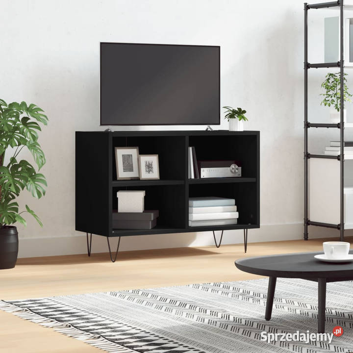 Szafka pod TV czarna 695x30x50 materiał Warszawa sprzedam