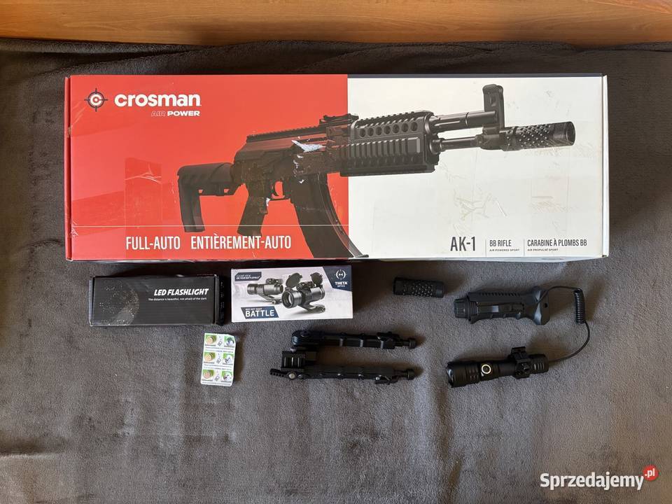 Wiatrówka CO2 BB 45 mm crossman ak1 full auto
