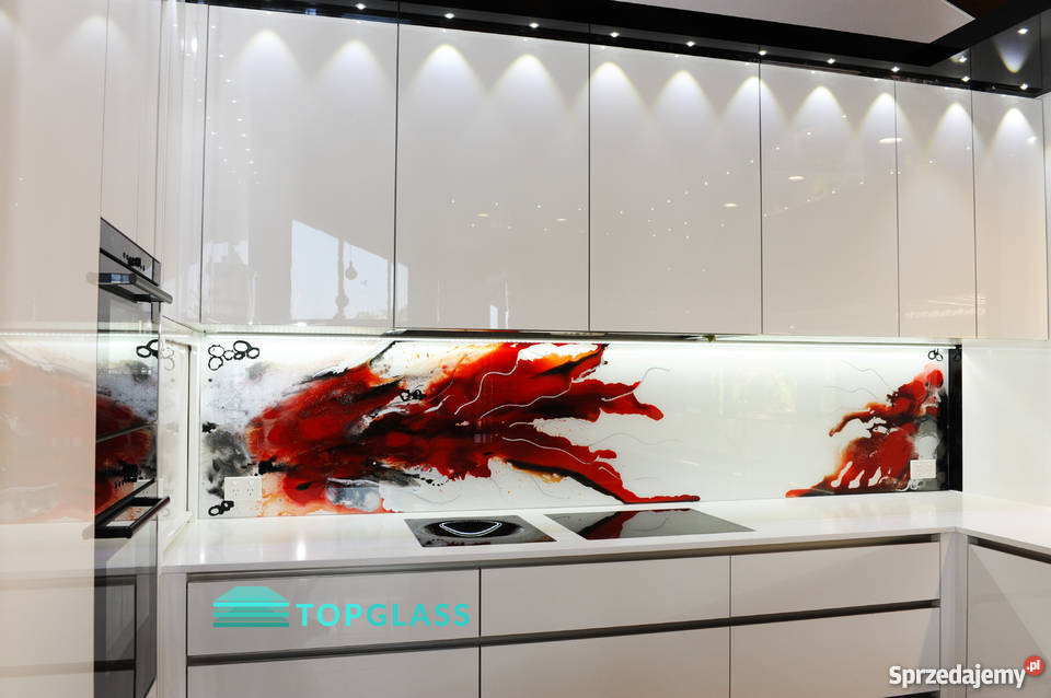 Grafika na szkle Panele szklane Lacobel Usługi Stylizacja i projektowanie wnętrz Wrocław