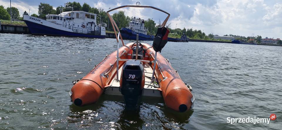 Łódź RIB WAKE Sportis 5 met silnik 70 przyczepa pomorskie Gdańsk