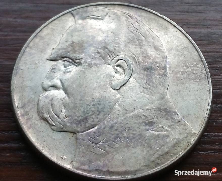POLSKA10 1935 r SREBRO 750JÓZEF PILSUDSKI Legionowo