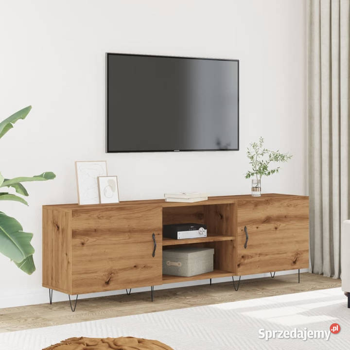 Szafka TV dąb artisan 150x30x50 materiał RTV Warszawa sprzedam