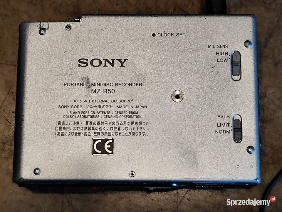 Walkman MD Sony MZR50 Odtwarzacze CD i MD Grabowo