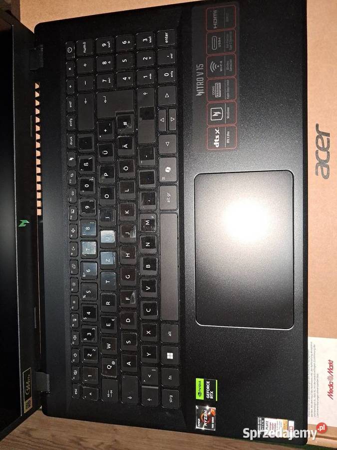 Acer Nitro V15 ANV1541 Ryzen 7 7735HS RTX 4060 8 Gdańsk