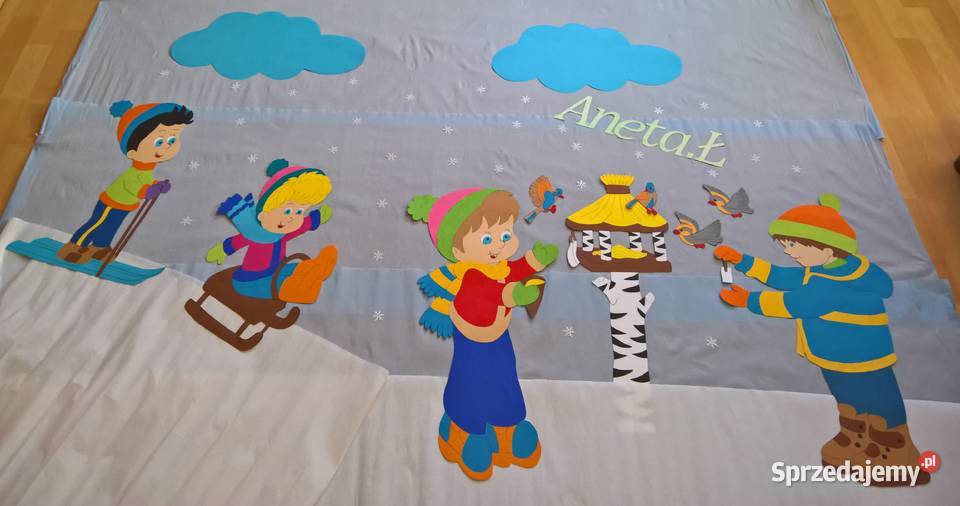 Dekoracja zimowe z brystolu 504 102 444 Pozostałe sprzedam