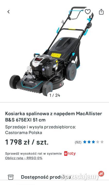 Kosiarka spalinowa duża i mocna Ogród Mokrsko